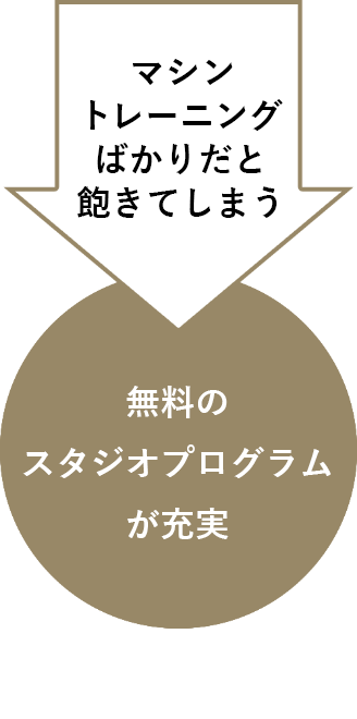 マシントレーニングばかりだと飽きてしまう